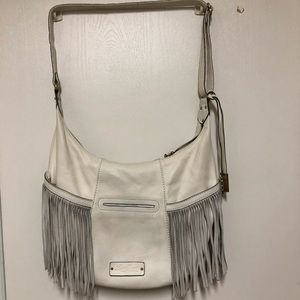 Lucky Brand Fringed hobo style shoulder bag